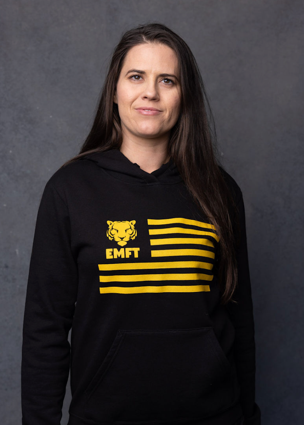 TIGER FIGHTER ARMY FLAG HOODIE HEAVY